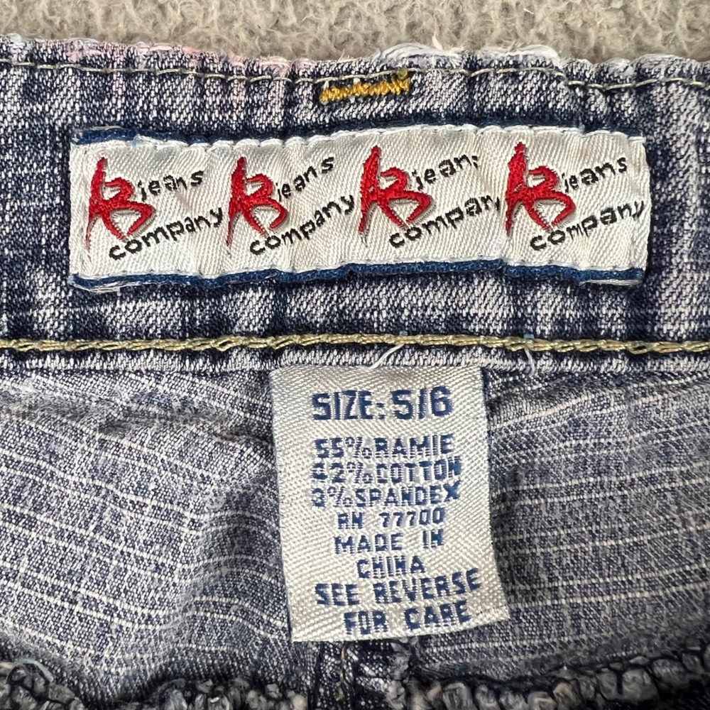 AB jeans Y2K Low Rise Bootcut Distressed Heart Pockets Y2K Denim - Picture 4 of 10